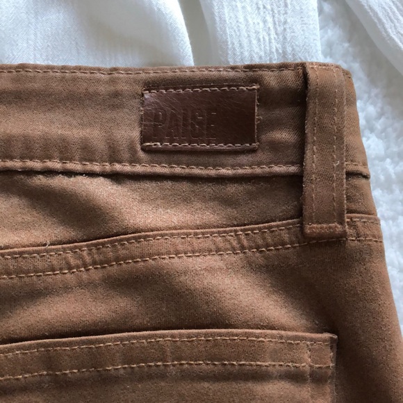 Paige Verdugo Leather-Look Coated Jeans - Picture 6 of 8